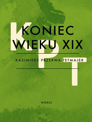 cover image of Koniec wieku XIX